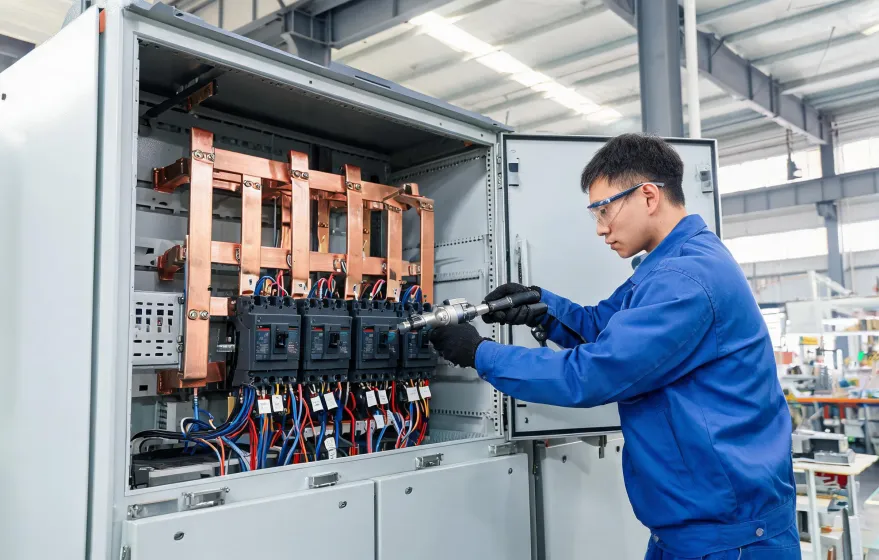 Panel builder assembling switchgear